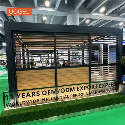 Пергола алуминијумске клизне капке